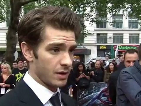 Andrew Garfield and Emma Stone at UK Spider-Man premiere