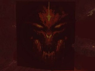 Pixel art de Diablo 3 dans Minecraft par la Team Extraxx