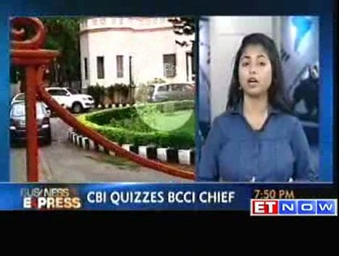 CBI questions BCCI chief in Jagan Reddy case