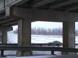 Freezing Rain , Snow Storm hits Moncton Accident Highway 15
