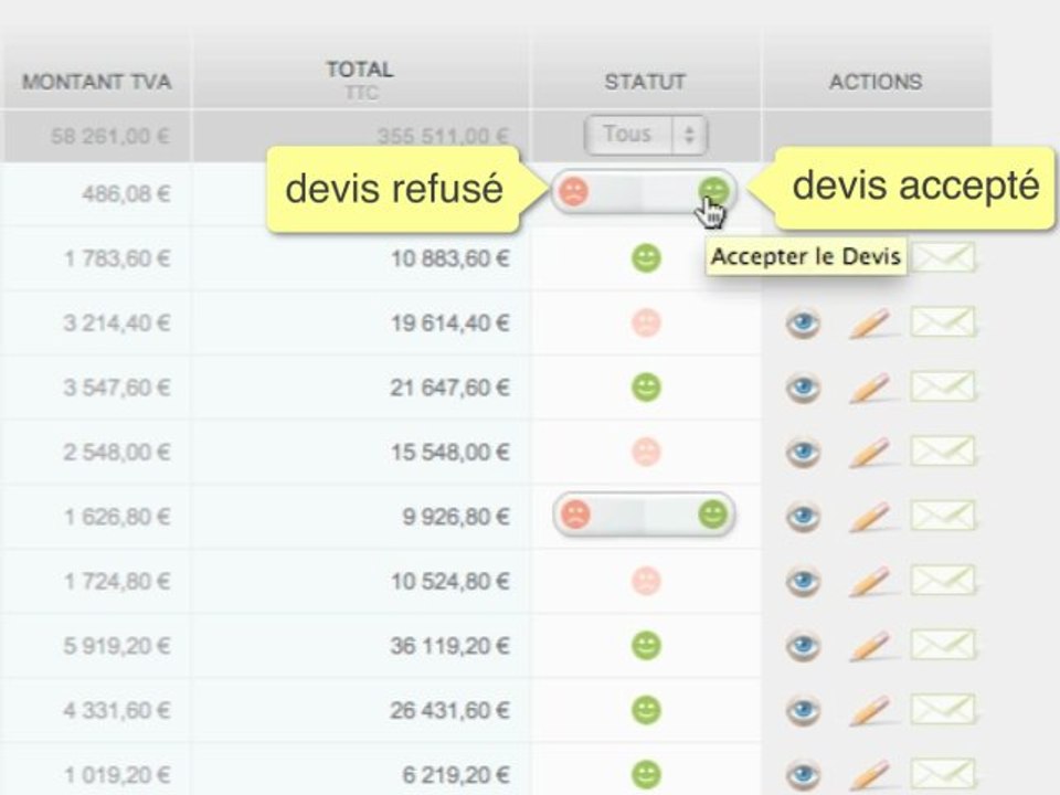 Créer une Facture via un Devis avec le logiciel de facturation FACTOMOS.