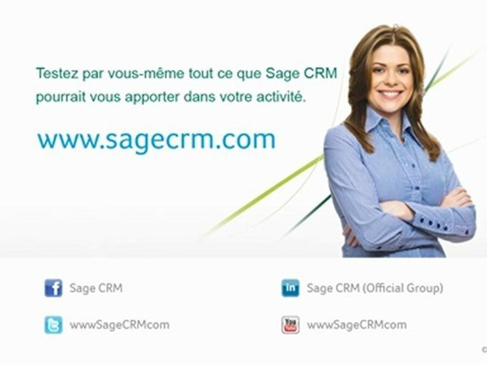 Sage CRM... une solution simple à utiliser pour votre équipe commerciale