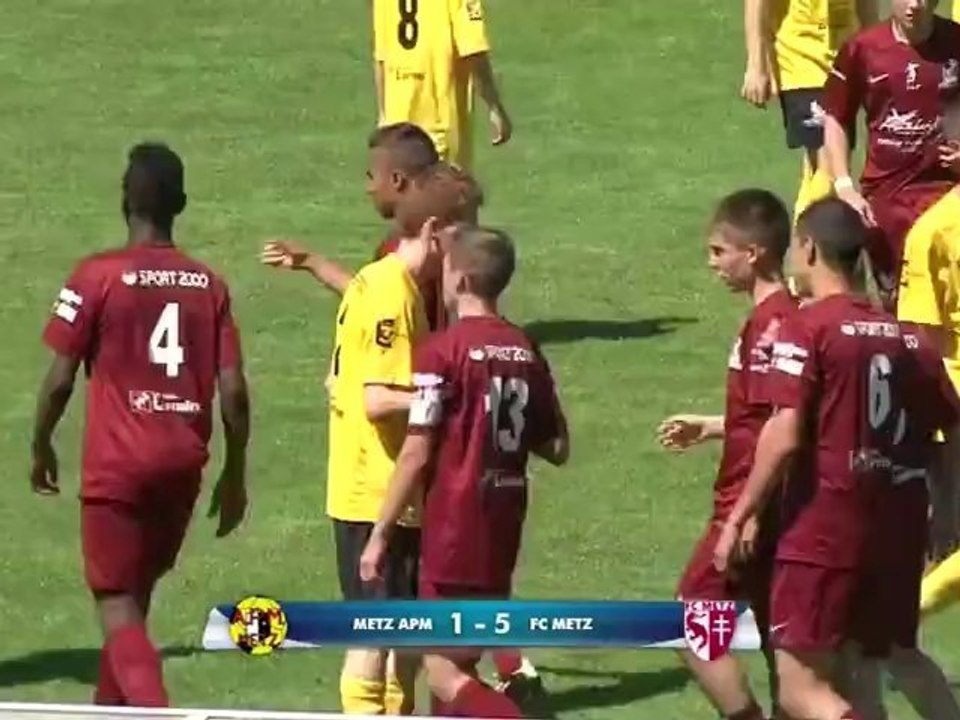 APM Metz 1 - 5 FC Metz U15 Finale Coupe de Lorraine U15 2012