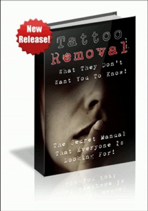 Tattoo Removal Methods And Procedures. Amazing Methods Revealed!