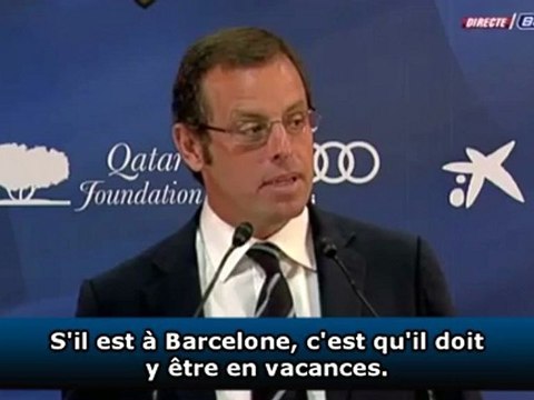 Rosell : Drogba à Barcelone en vacances