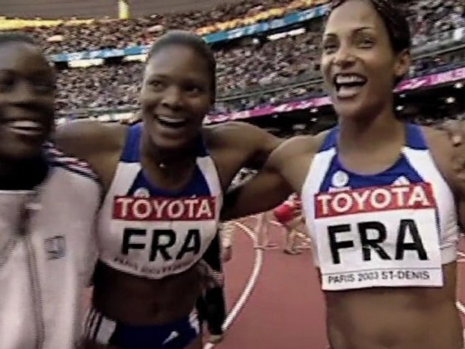 Paris 2003 : le sacre des relayeuses tricolores