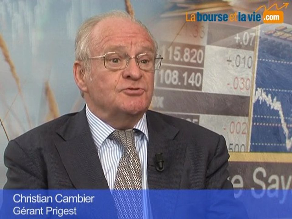 Extrait de l'interview de Christian Cambier Gérant Prigest (Bourse)