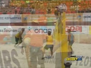 Beach volley  action Κεραμωτή Καβάλας 2009
