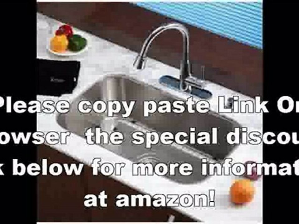 Best Buy Kraus KBU14 30-Inch Undermount Single Bowl 16 gauge Kitchen Sink, Stainless Steel