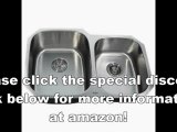 Best Buy Kraus KBU24 32-Inch Undermount 60-40 Double Bowl 16 gauge Kitchen Sink, Stainless Steel