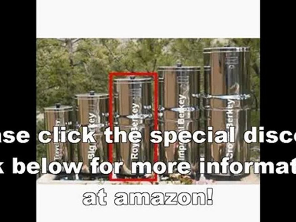 Buy Royal Berkey with 2 Black Filters and 2 PF-2 Fluoride Filters