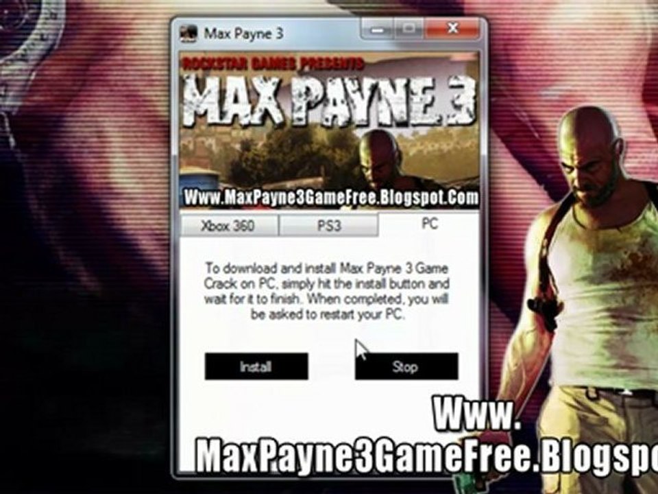 Download Crack Free For Max Payne 3 Game - Free Tutorial