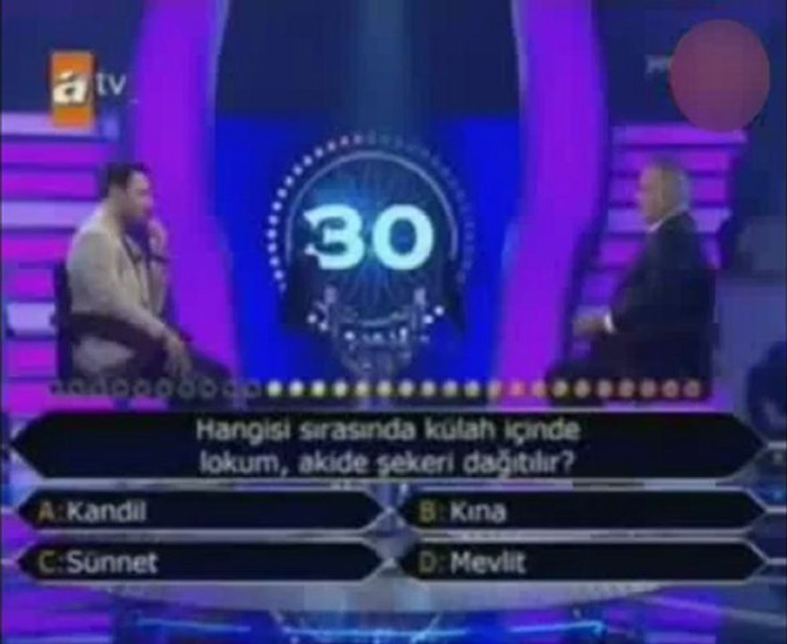 Harward'lı yarışmacı Üçüncü soruda elendi!