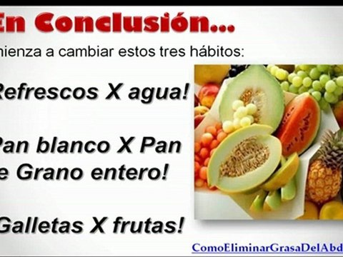 Como Adelgazar La Barriga – 3 Hábitos a cambiar