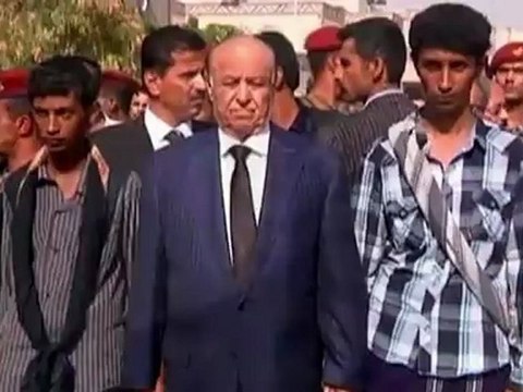 Funeral for Yemeni general killed by suicide bomber.