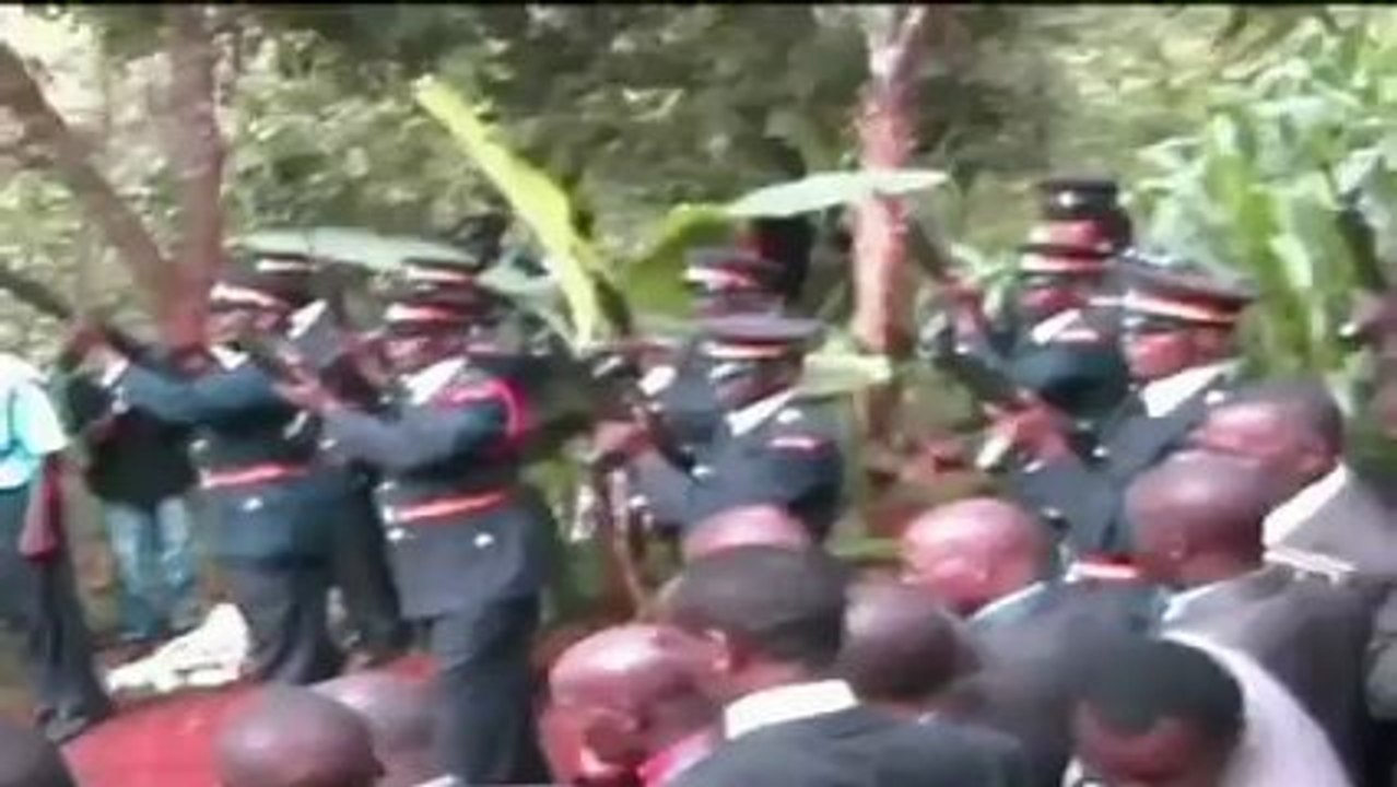 Crash victims burial