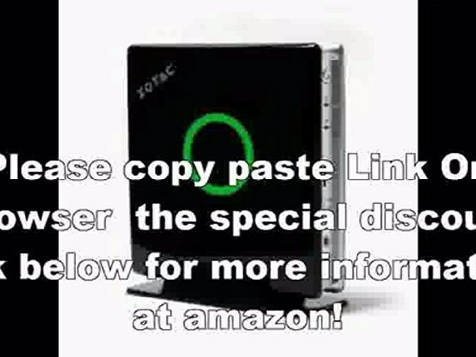 Zotac ZBOX AMD E-350 (1.6GHz Dual Core) Barebone Mini PC (ZBOX-AD02-U) - No hard drive, no memory. No OS