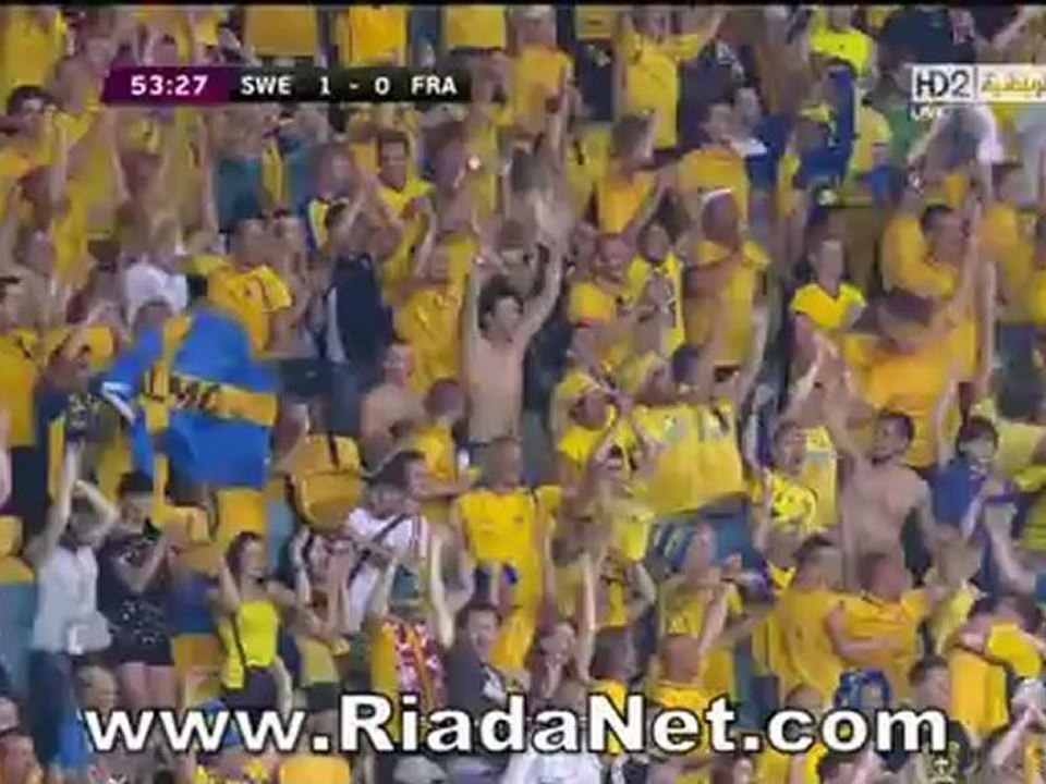 يورو 2012 - السويد 1-0 فرنسا@RiadaNet.com