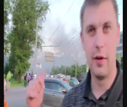 Рафаэль Логинов.Пожар на севере Москвы.19.06.2012(комментарий очевидца!)