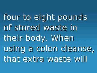 Colon Cleanses to Lose Weight