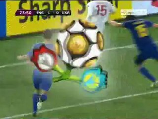 تسديدة قوية من طرف المنتخب الأوكراني