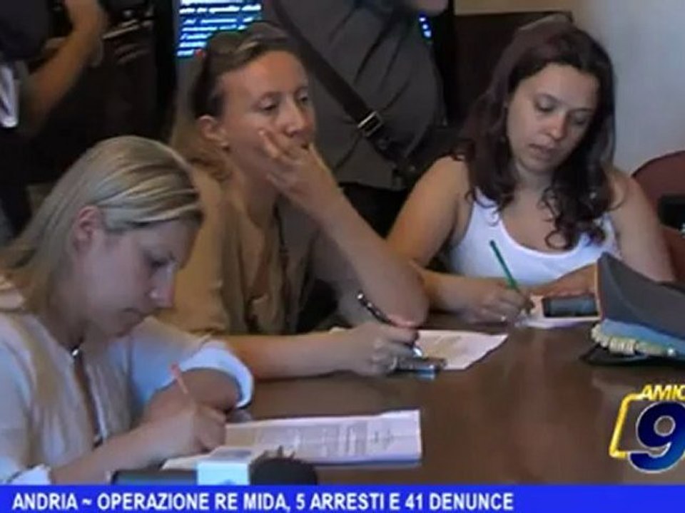 Andria | Operazione Re Mida, 5 arresti e 41 denunce