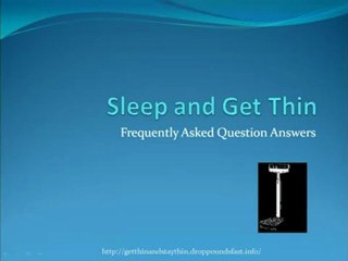 FAQ 1 Sleep & Weight Loss FAQ 1️⃣