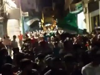 Syria فري برس ريف دمشق  يبرود  مسائية رائعة للثوار 19 06 2012 ج 1 Damascus