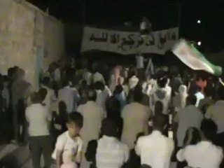 Syria فري برس ريف حلب   دابق    نصرة عندان والأتارب 19 6 2012 Aleppo