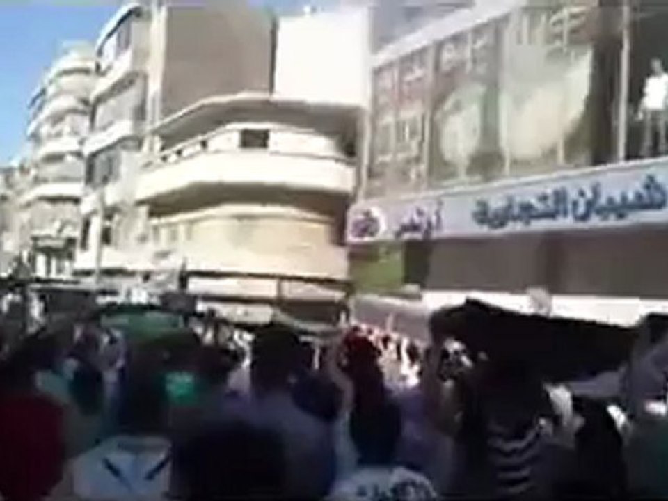 Syria فري برس حلب   عرس الشهيد أحمد وضاح ستر ج4 19 06 2012 Aleppo