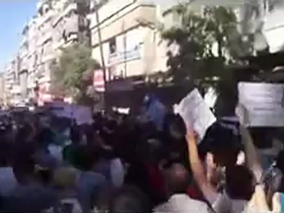 Syria فري برس حلب   عرس الشهيد أحمد وضاح ستر ج3 19 06 2012 Aleppo