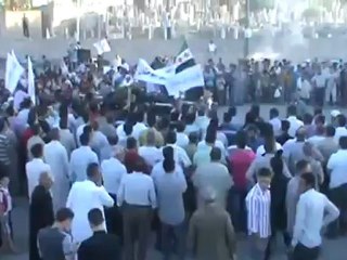 Syria فري برس تشييع الشهيد محمد كنجو أبو حنان اعزاز 19 6 2012 Aleppo