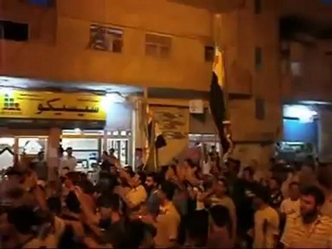 Syria فري برس عامودا مظاهرة مسائية 19 6 2012 ج1 ALhasaka