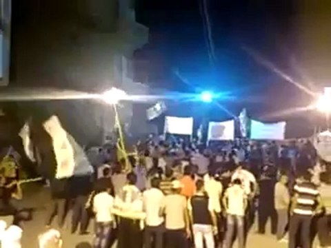 Syria فري برس دمشق حي برزة يالله مالنا غيرك يالله 19 6 2012 Damascus