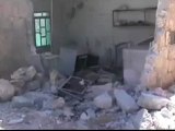 Syria فري برس حلب حيان اثار القصف العشوائي على المنازل 19 6 2012 ج1 Aleppo