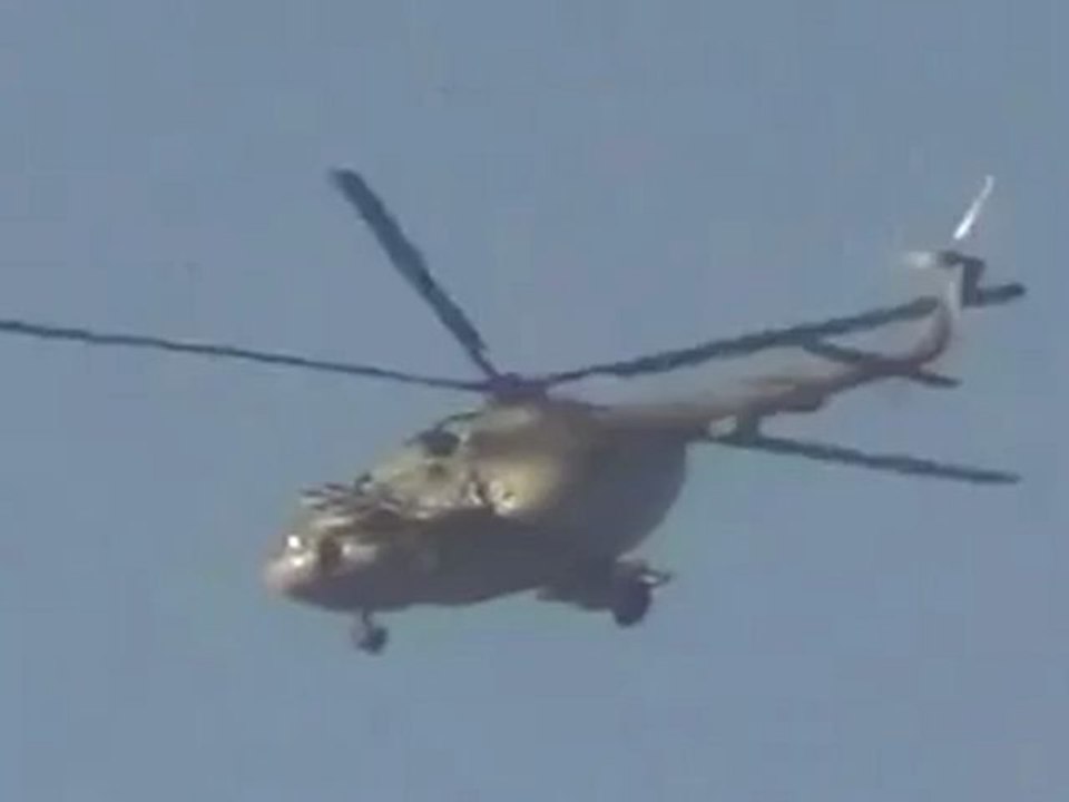 Syria فري برس  ريف دمشق ضمير تحليق الطيران لحماية الدبابات 19 6 2012 Damascus
