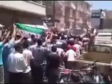 Syria فري برس منبج ريف حلب  مظاهرة حاشدة في السوق الرئيسي   19 6 2012  ج2 Aleppo