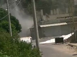 Syria فري برس قصف بالهاون على درعا البلد  حي المنشية  19 6 2012 Daraa