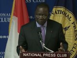 Conference de presse du Premier Ministre Ahoussou-Kouadio au National Press Club