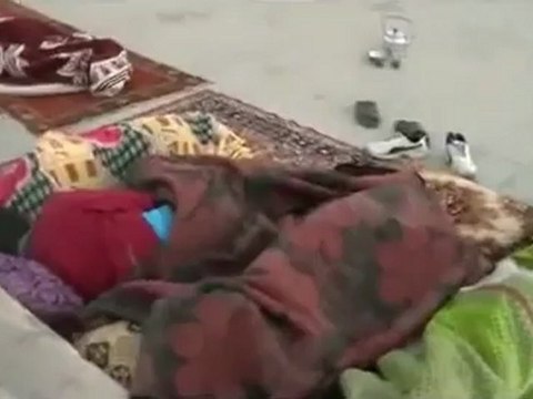 Syria فري برس حمص الحولة شاهدوا اين ينام الناس 19 6 2012 Homs