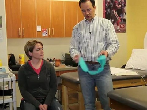 Ankle Strengthening Exercise with Rubber-Band