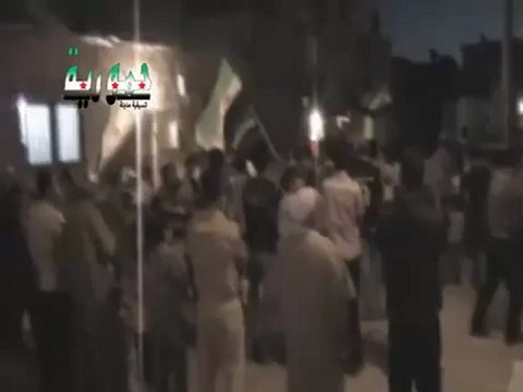 Syria فري برس ريف دمشق حمورية مظاهرة مسائية 18 6 2012 ج1 Damascus