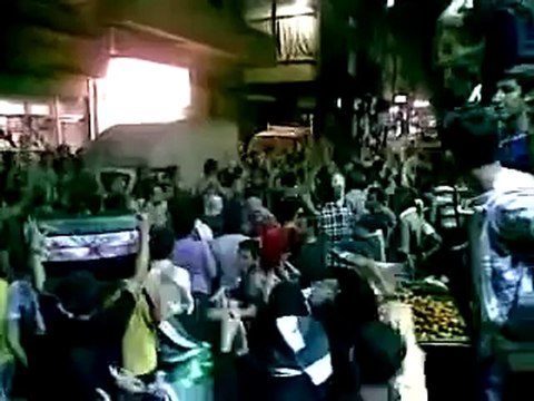 Syria فري برس حلب سيف الدولة مظاهرة مسائية من جامع زينو18 6 2012ج1 Aleppo