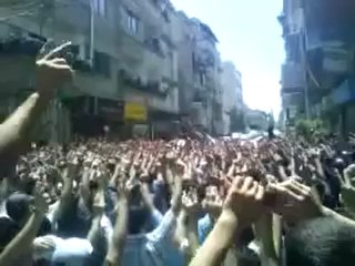 Syria فري برس ريف دمشق جديدة عرطوز  قسم الاخلاص للثورة وارواح الشهداء18 6 2012 Damascus