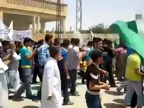 Syria فري برس ادلب الريف الشمالي بلدة زردنا مظاهرة صباحية الإثنين 18 6 2012 Idlib