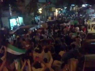 Descargar video: Syria فري برس حلب  مسائية بستان القصر الاحد 17 6 2012 Aleppo