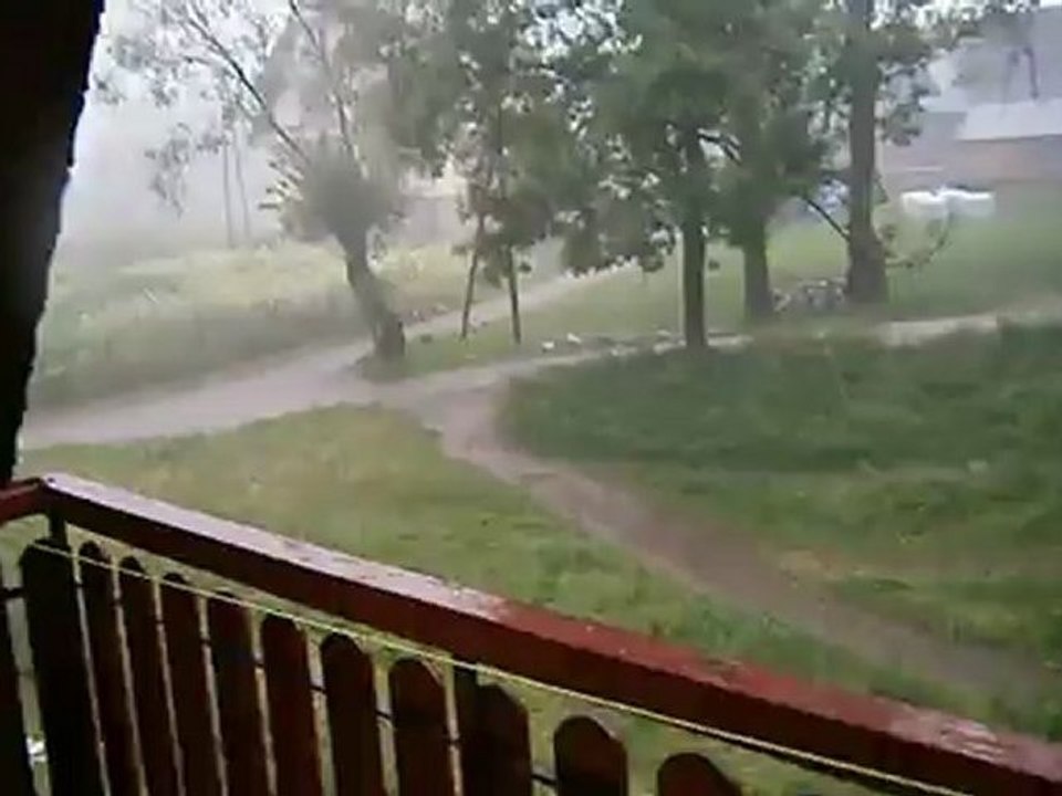 Hailstorm Zakopane