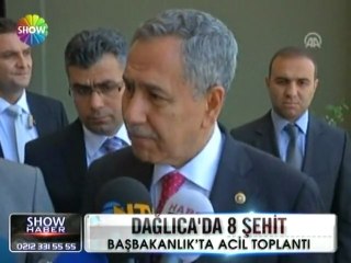 Dağlıca sonrasında Başbakanlık'ta toplantı - 19 haziran 2012