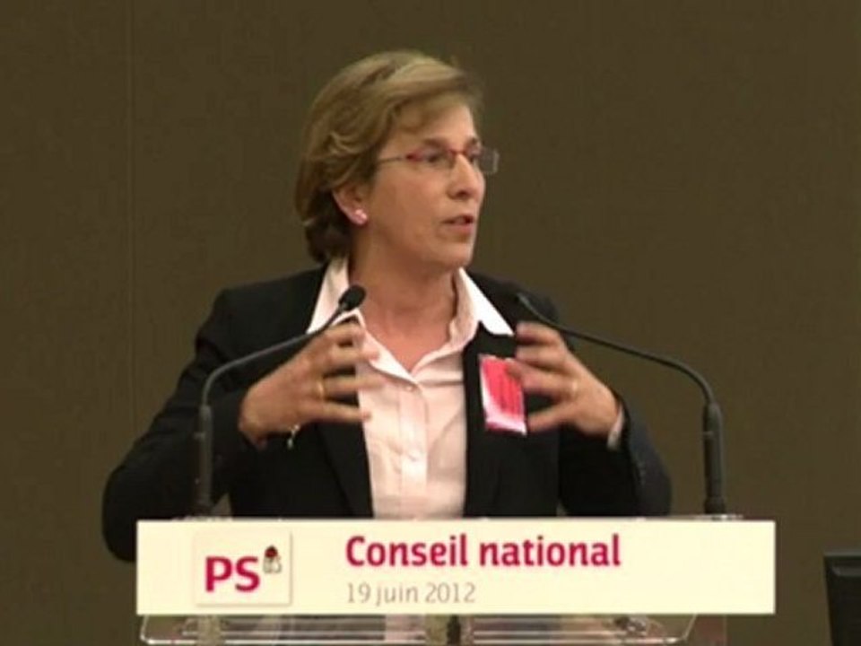Intervention de Marie-Noël Lienemann lors du Conseil National