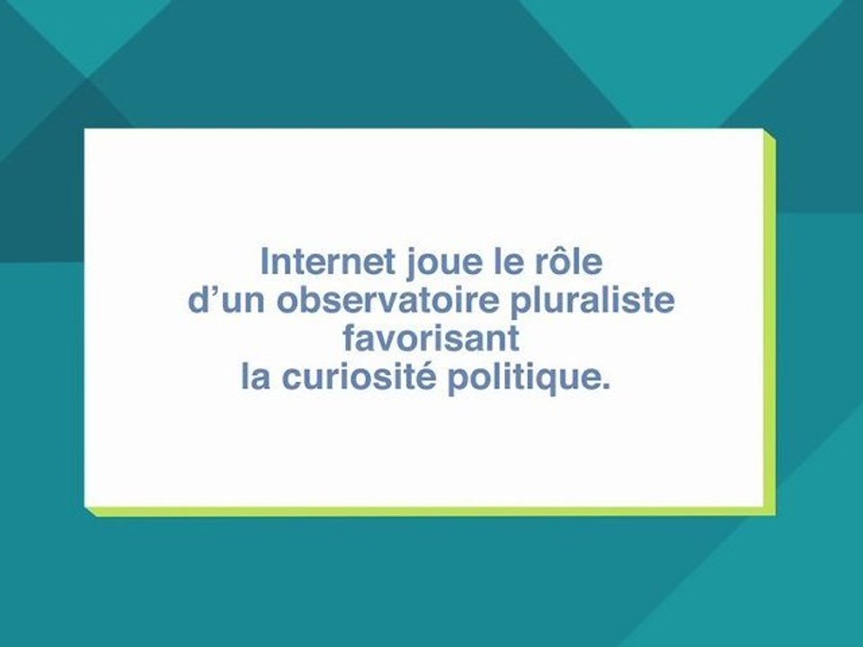 Le nouveau rapport à la politique du citoyen connecté à l’heure du numérique : Enseignement 4